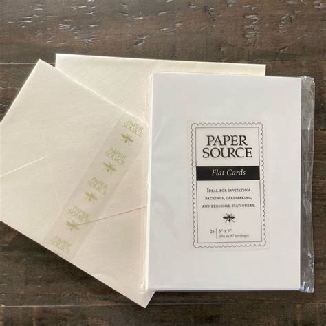 paper source flat cards